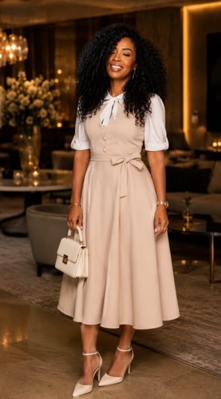 Vestido Elegance Nude